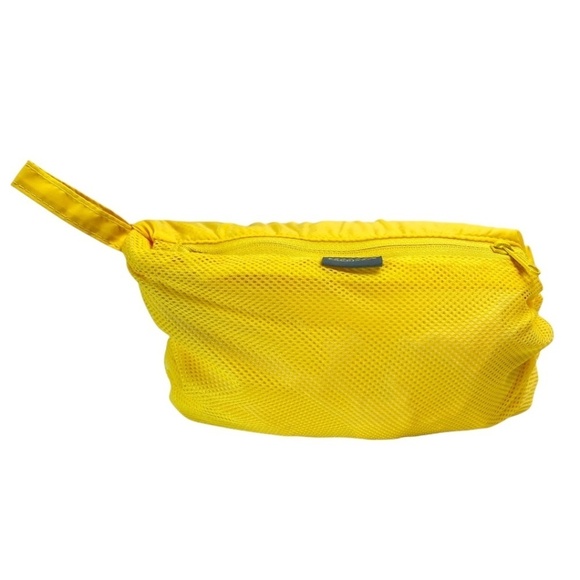 COLUMBIA Women's Jacket Rain Hooded Packable Yellow Size M - Picture 9 of 10